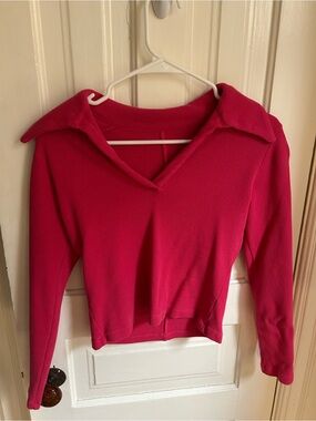 Big Bud Press Hot Pink Long-Sleeve Fisherman Polo